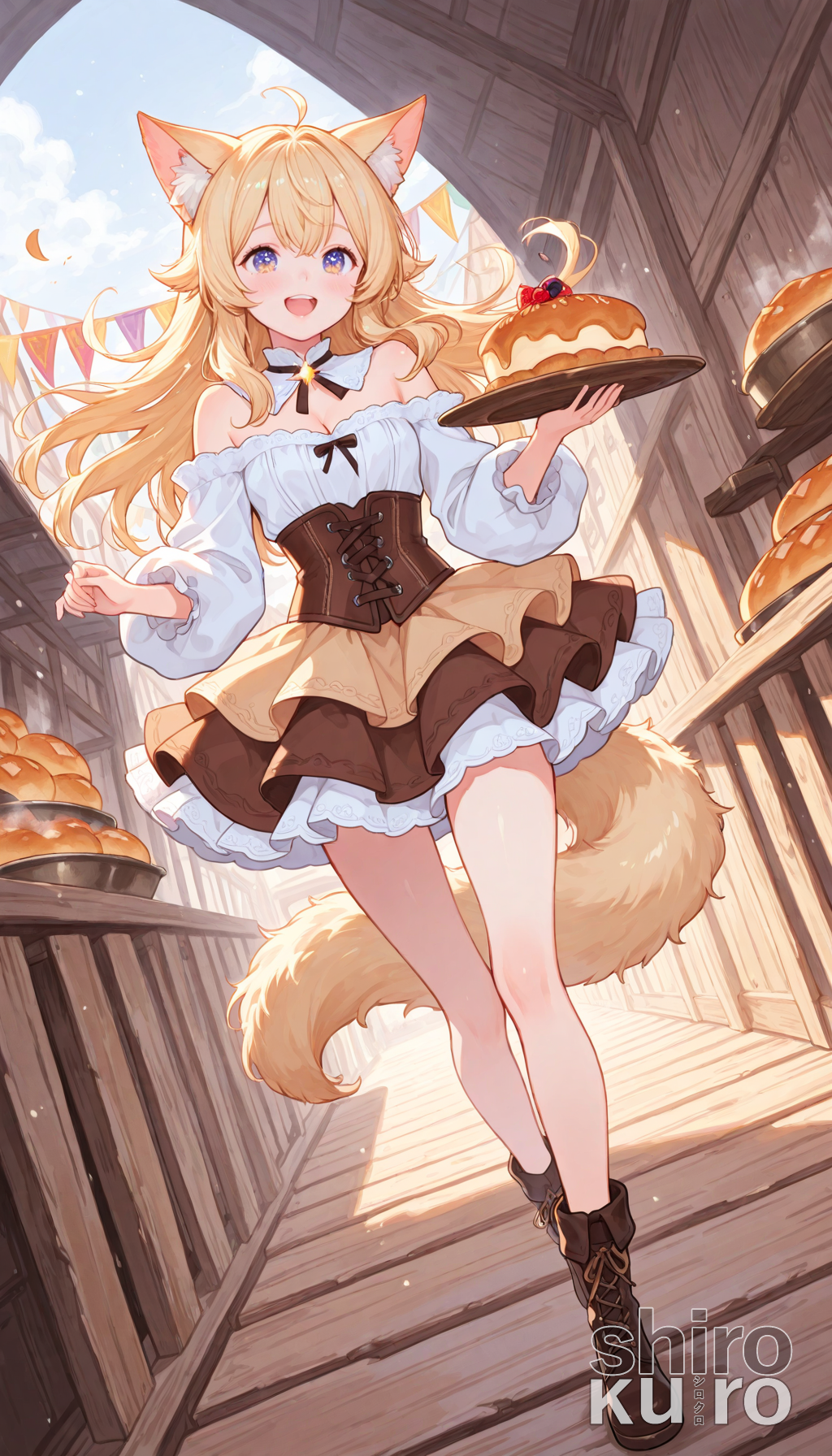 パン屋の香ばしき朝