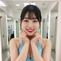 鏡の試着室 3枚目