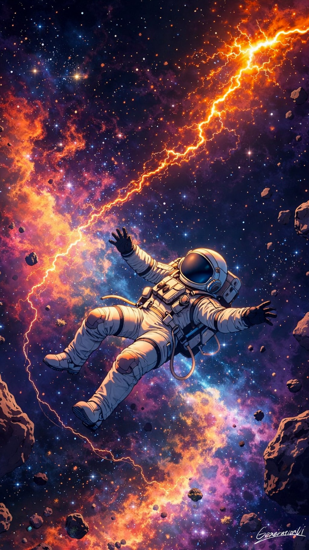 宇宙、たまにやりすぎる／スマホ壁紙アーカイブ