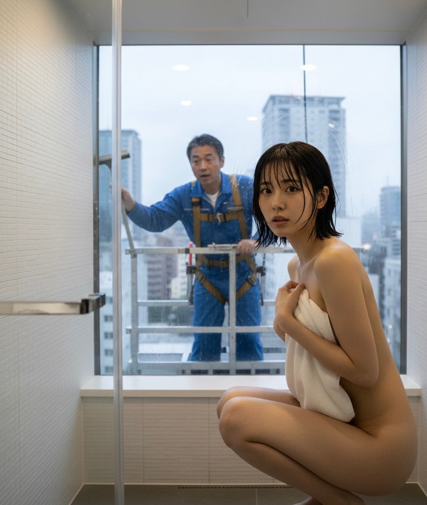 高層ビルでのハプニング