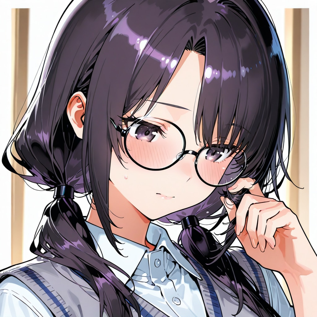 ツインおさげ楓ちゃん