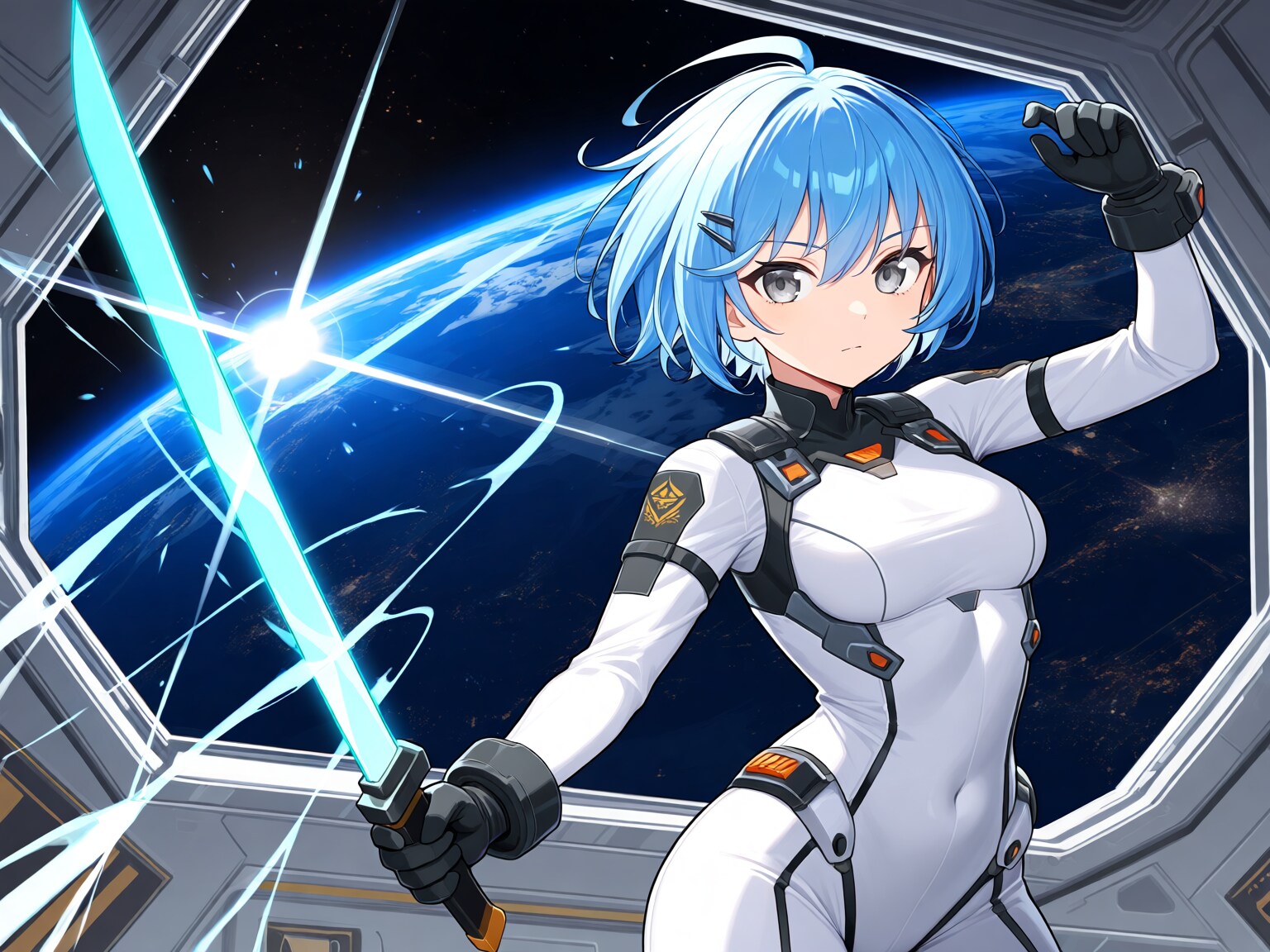 宇宙旅行中にピチスー美女に絡まれた！