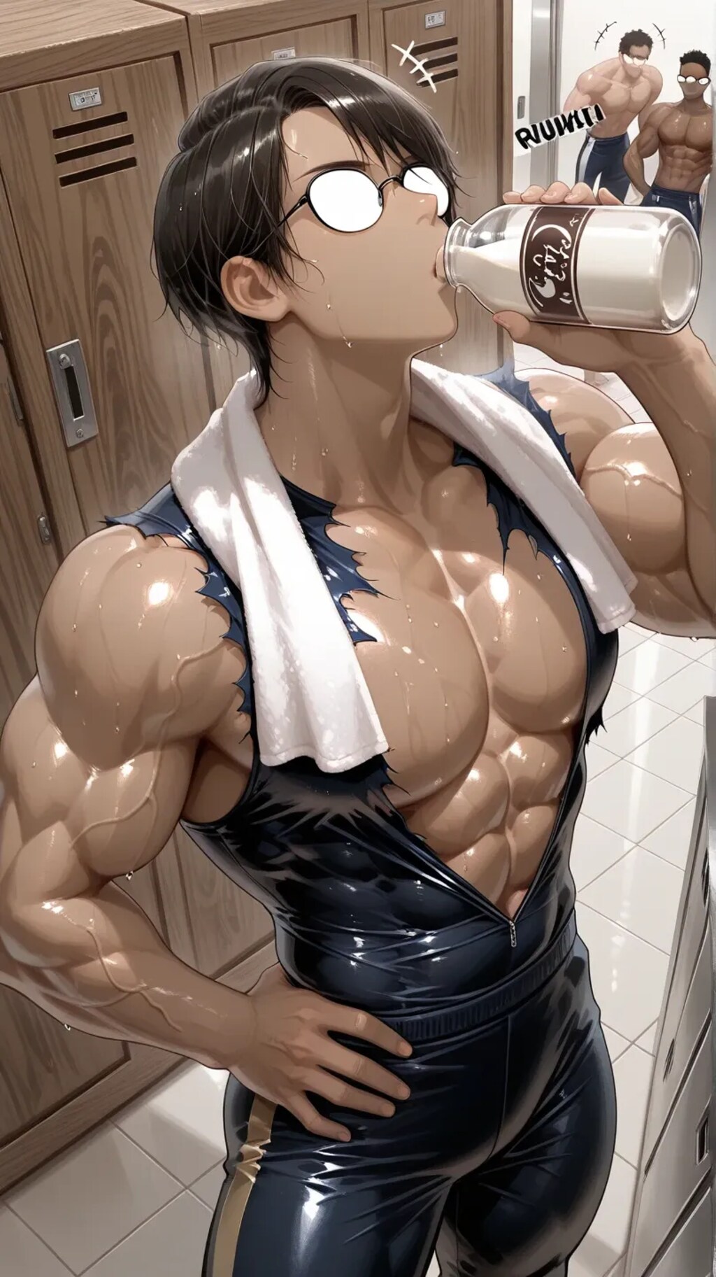 牛乳飲ませてみた