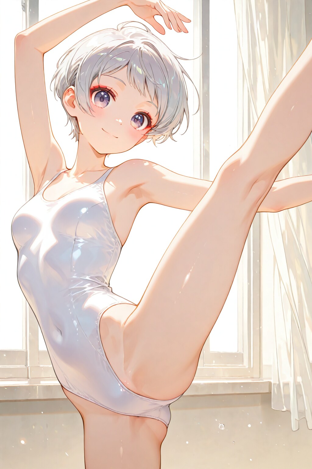 創作ダンス練習中