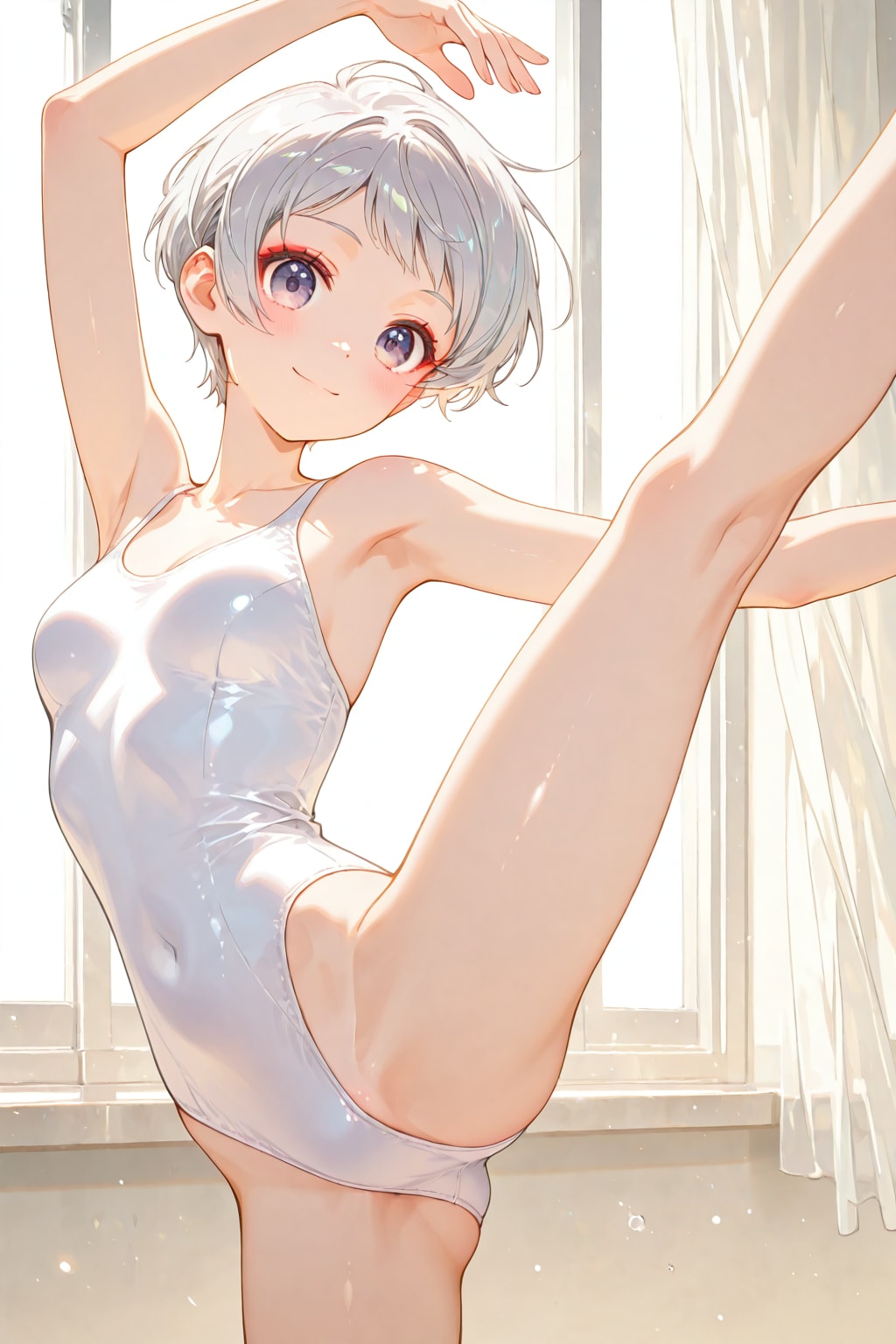 創作ダンス練習中