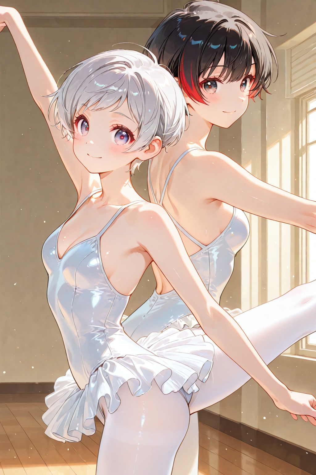 創作ダンス練習中