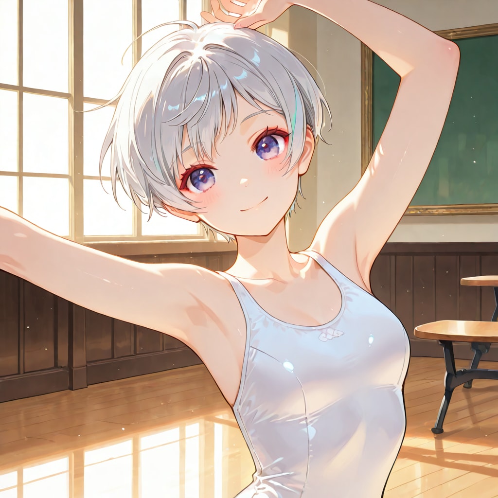 創作ダンス練習中