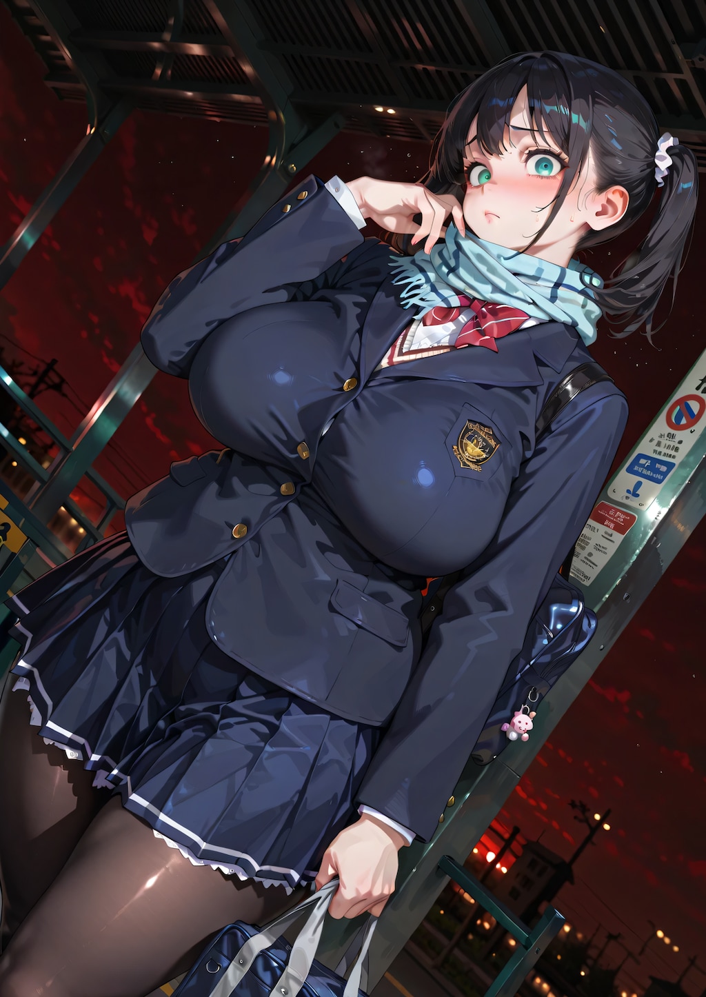 異界に繋がる二月の駅