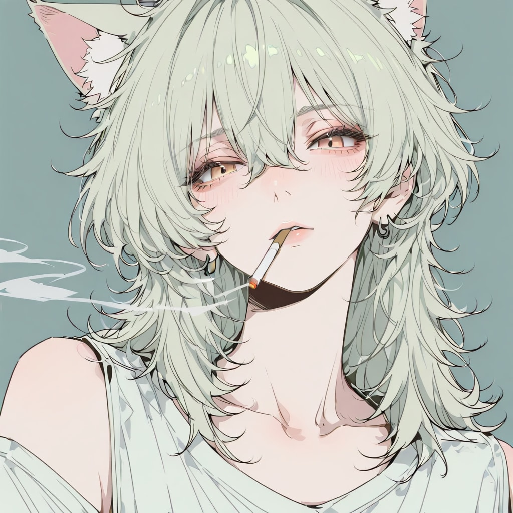 Chainsmoker Cat