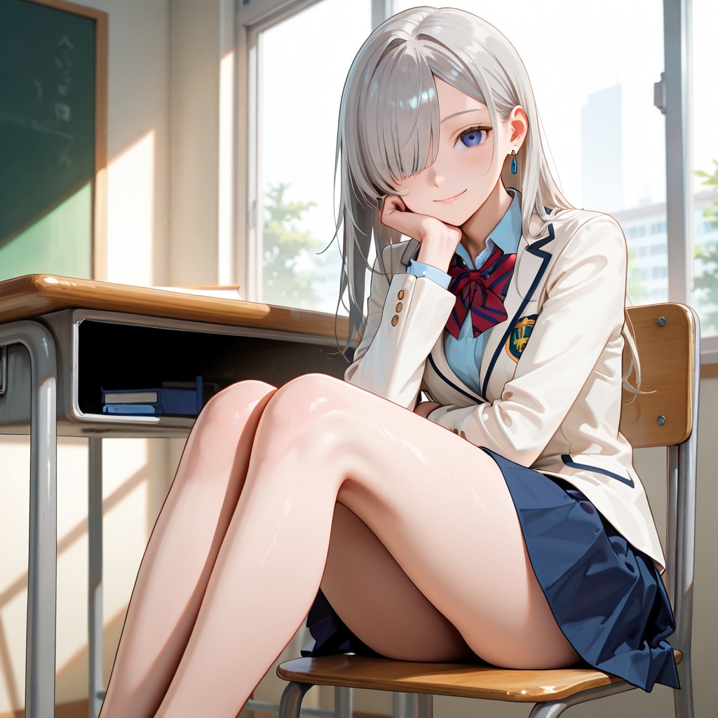 由璃亜 school uniform (6) | の人気AIイラスト・グラビア