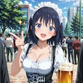 歩き飲み特区のマンホール Z708 4枚目