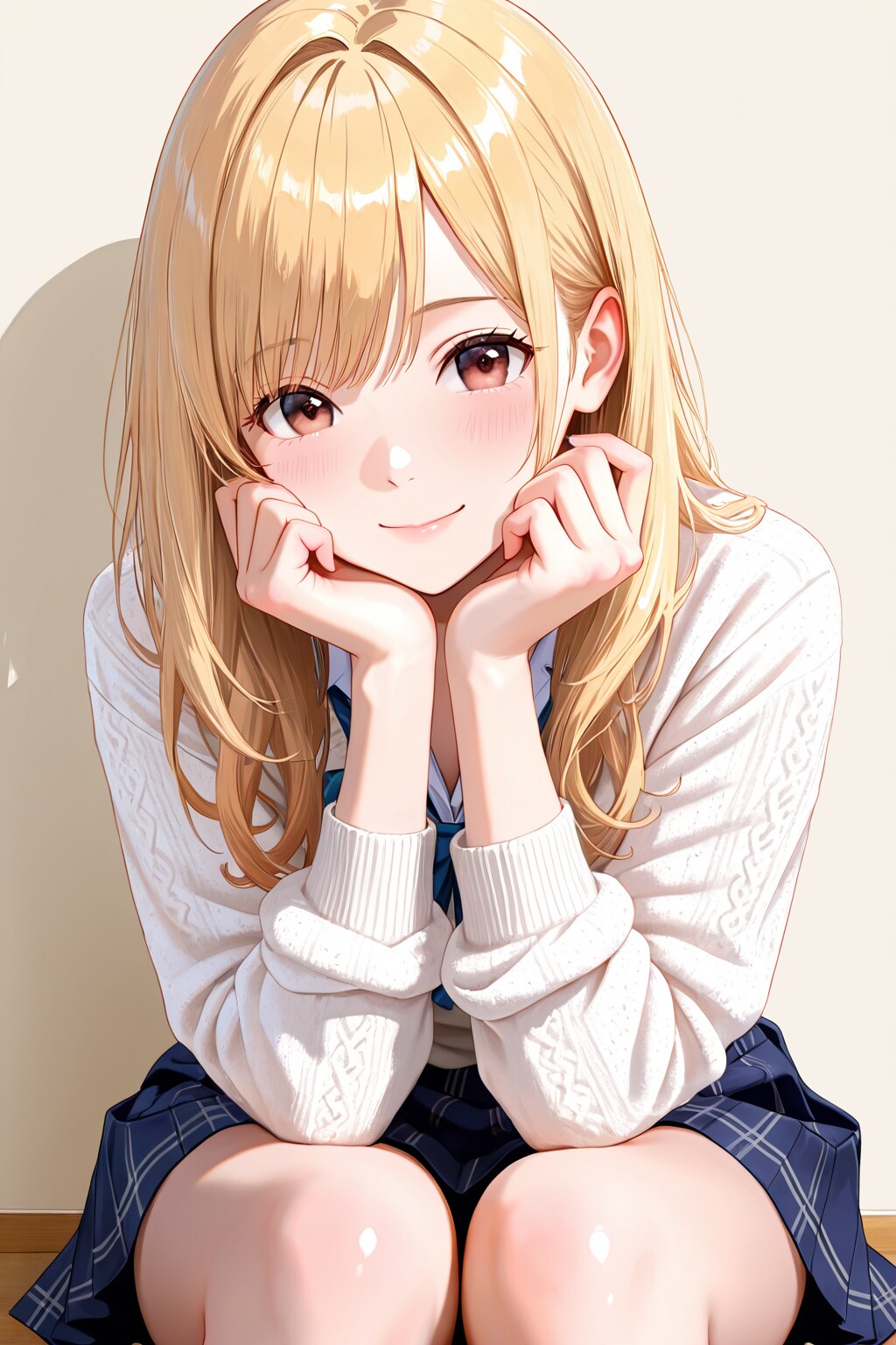 制服コスでポートレート撮影