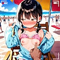ビーチで露出撮影 11枚目