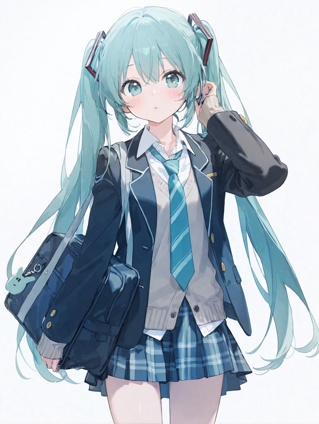 ツインテールの女子高生