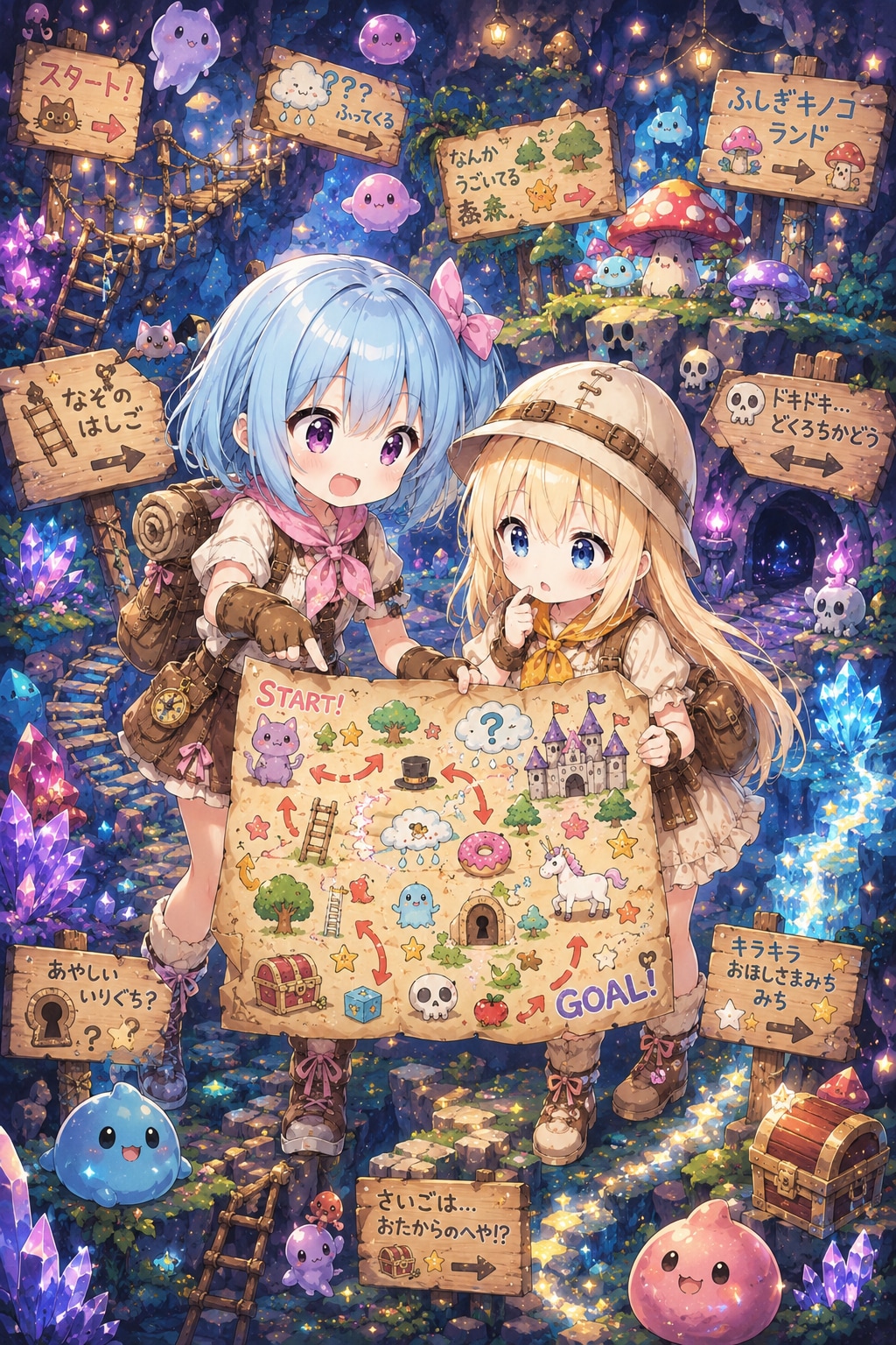 秘密の地図でトレジャーハント🗺️