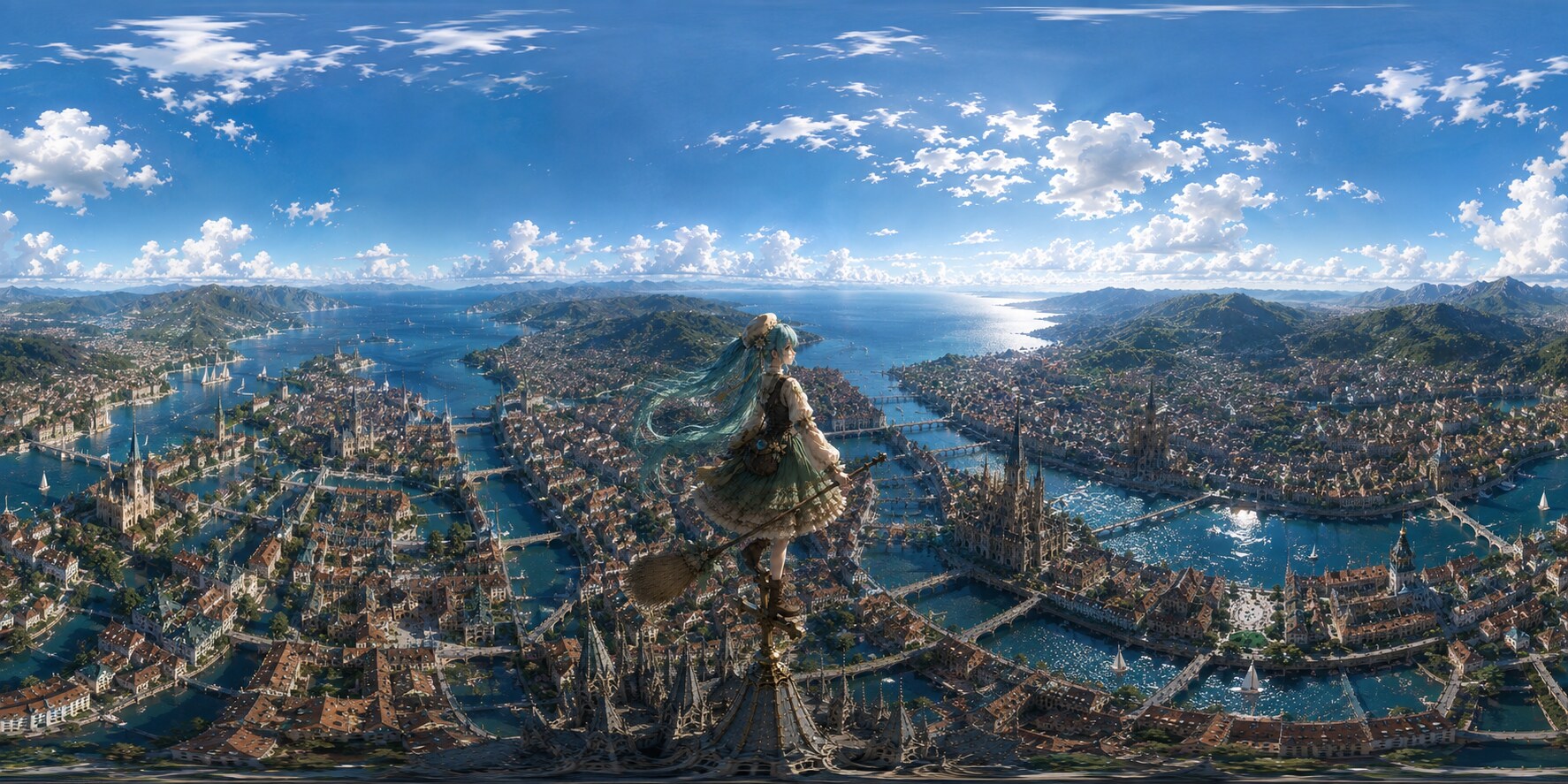 ３６０度パノラマ | の人気AIイラスト・グラビア