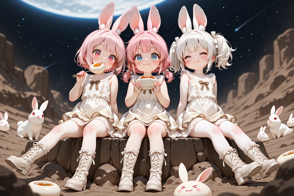最近餅は工場で作るらしい。