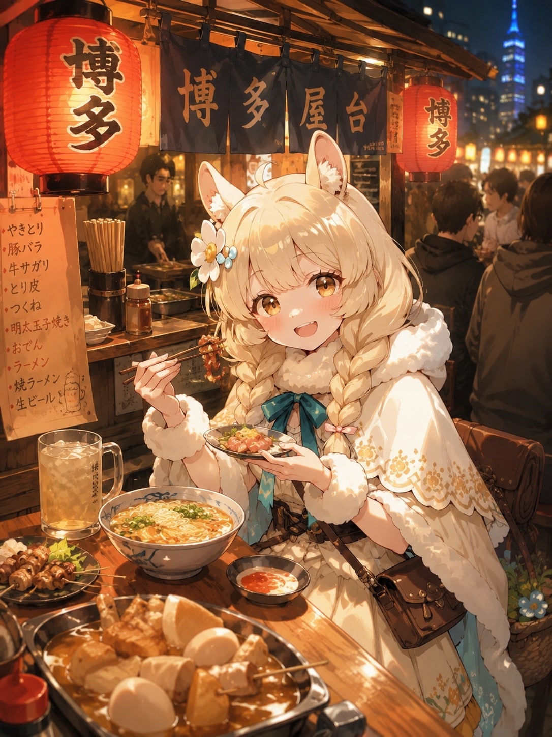 アルパカちゃんのグルメ旅〜福岡•博多〜
