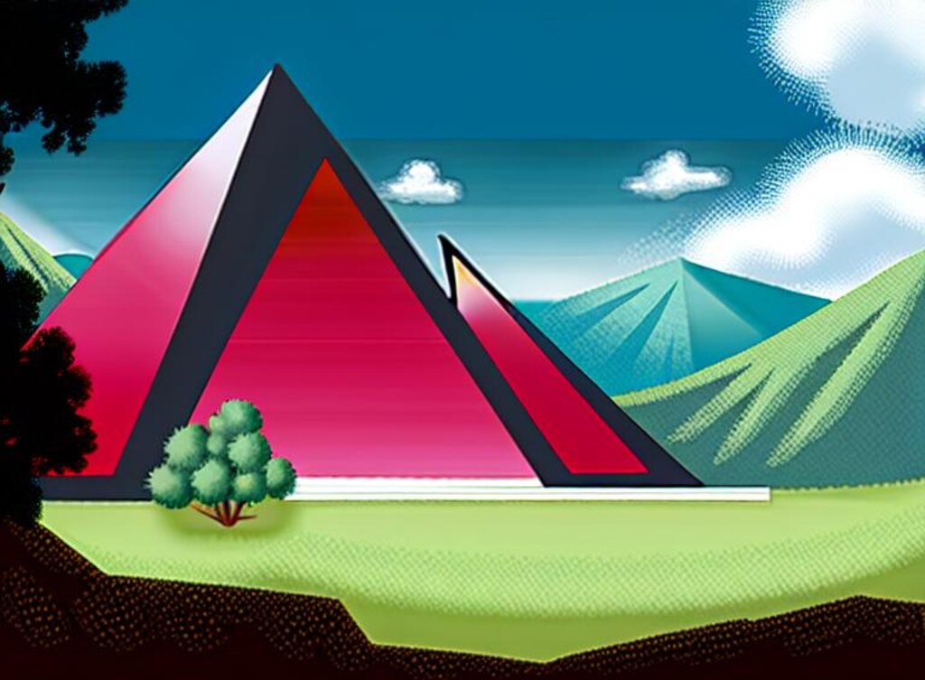 謎の絵シリーズ➀三角形・三角錐
