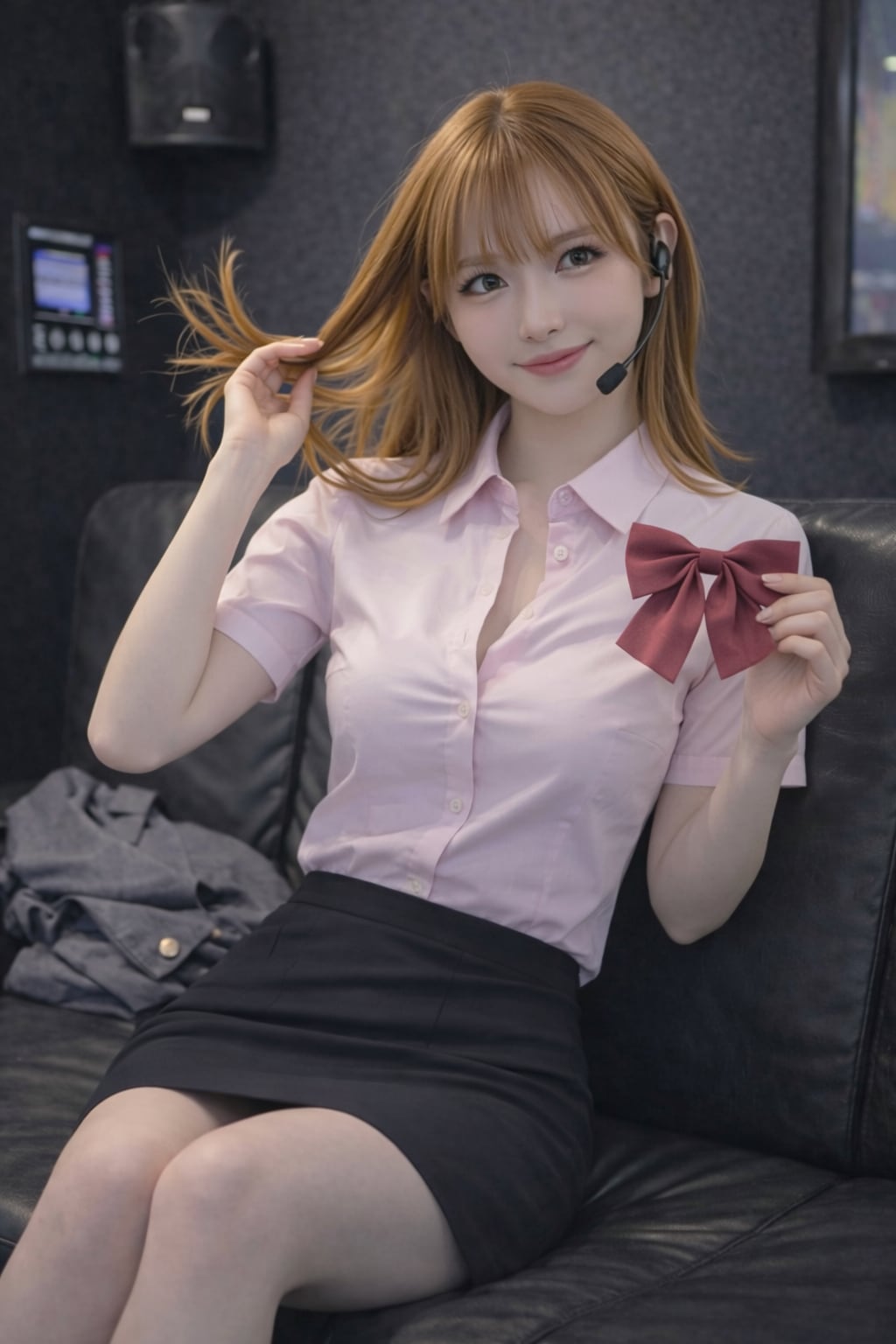 カラオケ店の店員さん(個室)
