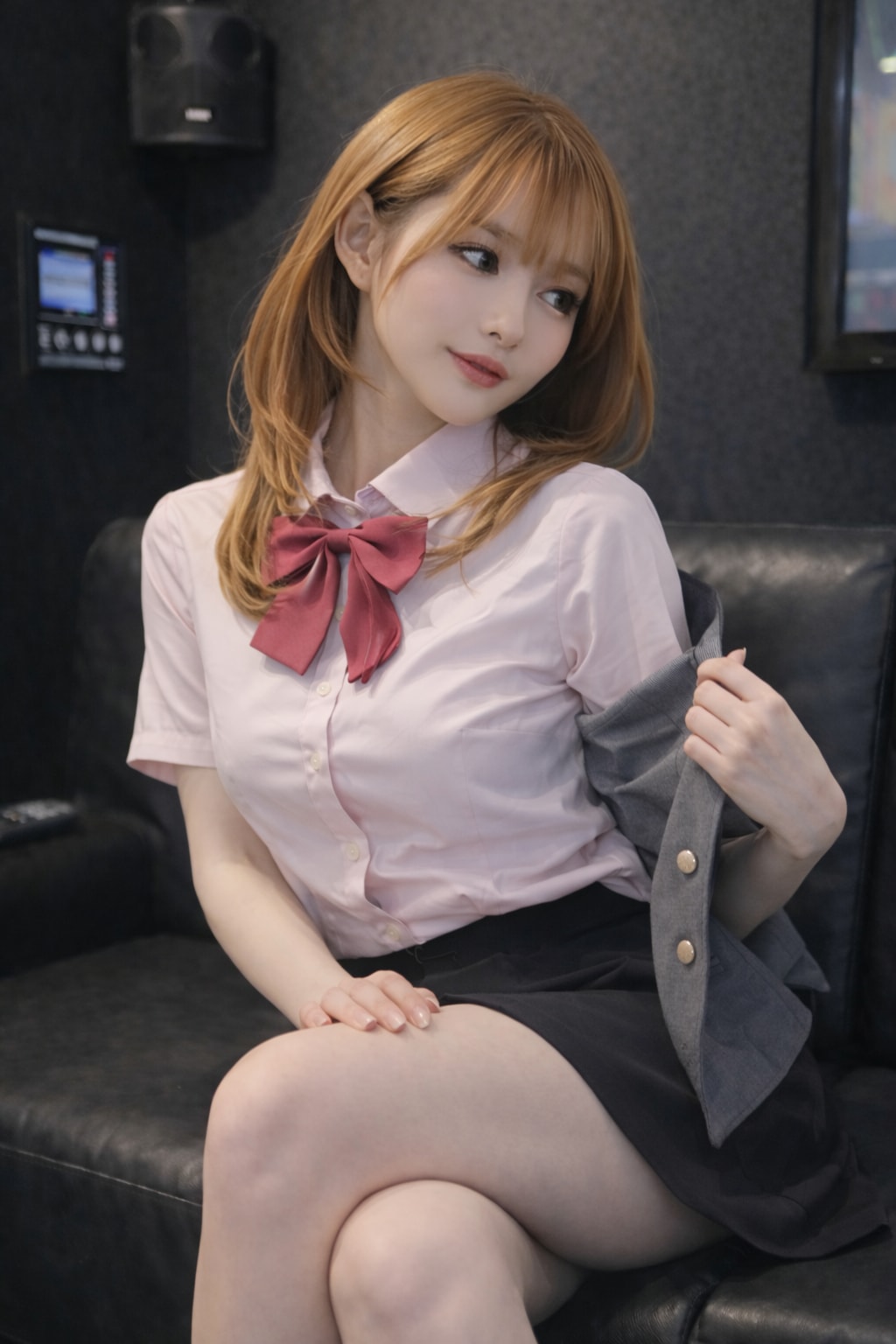 カラオケ店の店員さん(個室)