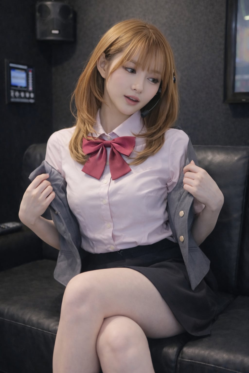 カラオケ店の店員さん(個室)