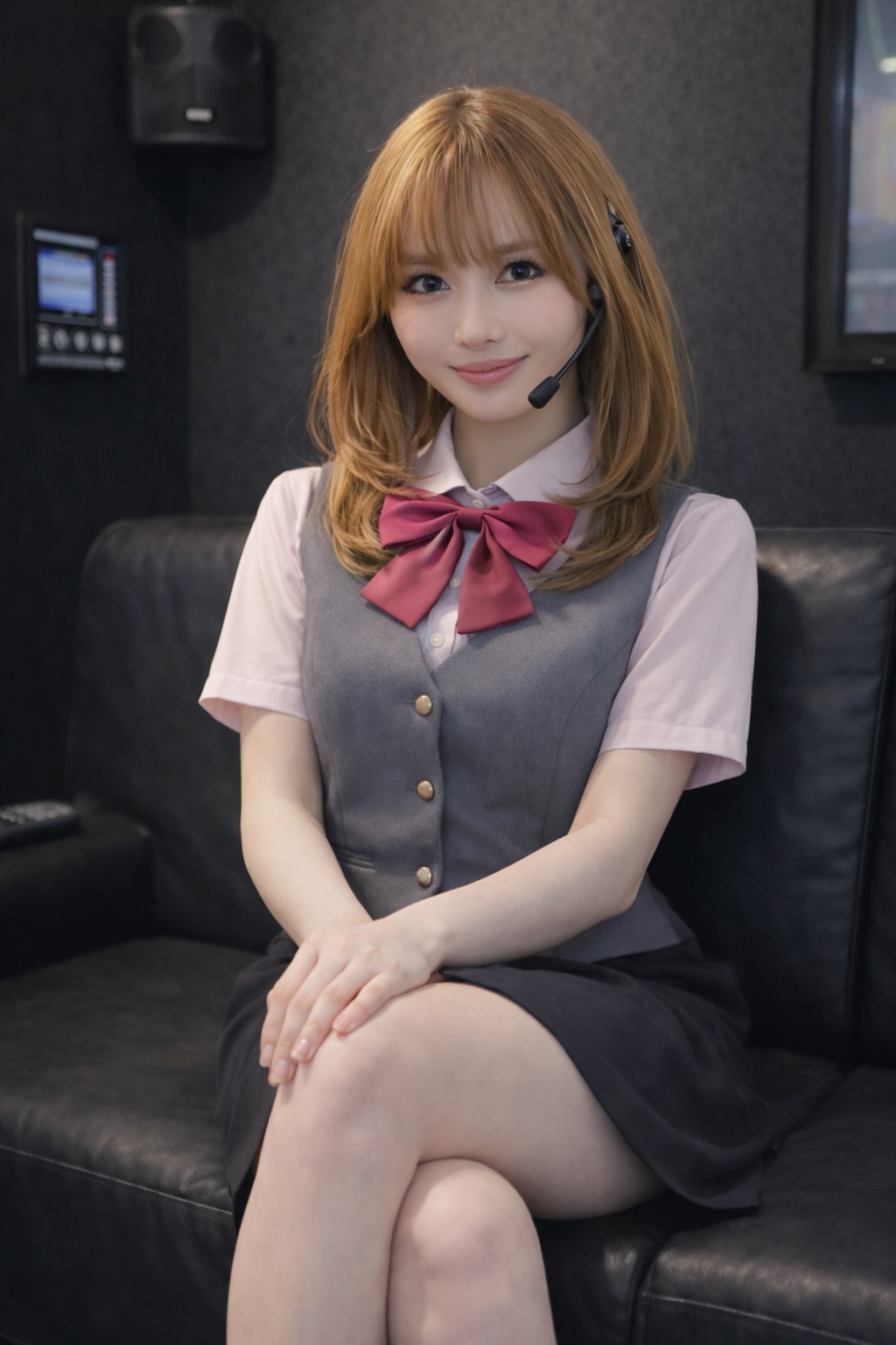 カラオケ店の店員さん(個室)