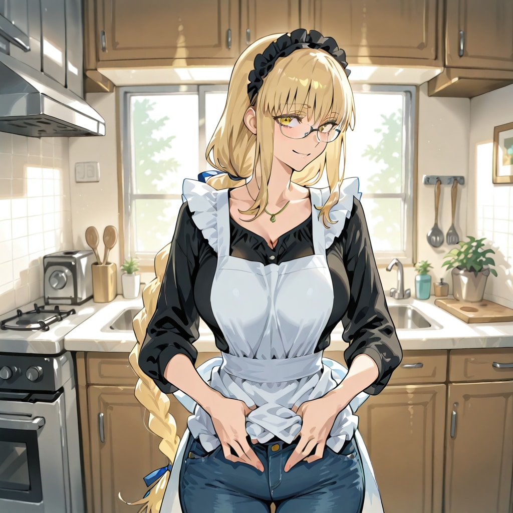 台所のデメテル様 | の人気AIイラスト・グラビア