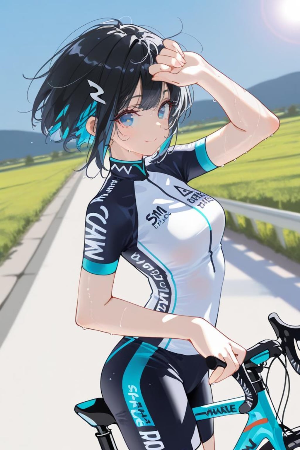 曲がりくねった道の先に