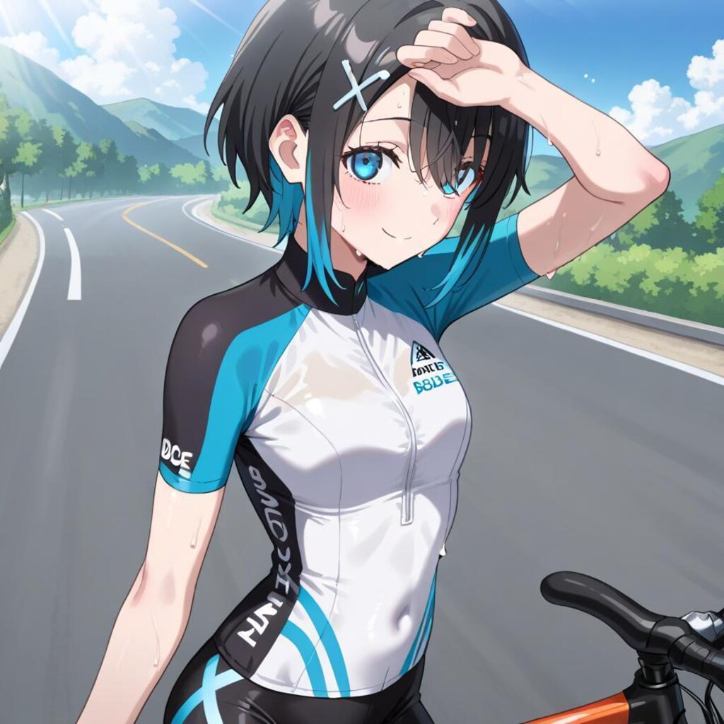 曲がりくねった道の先に