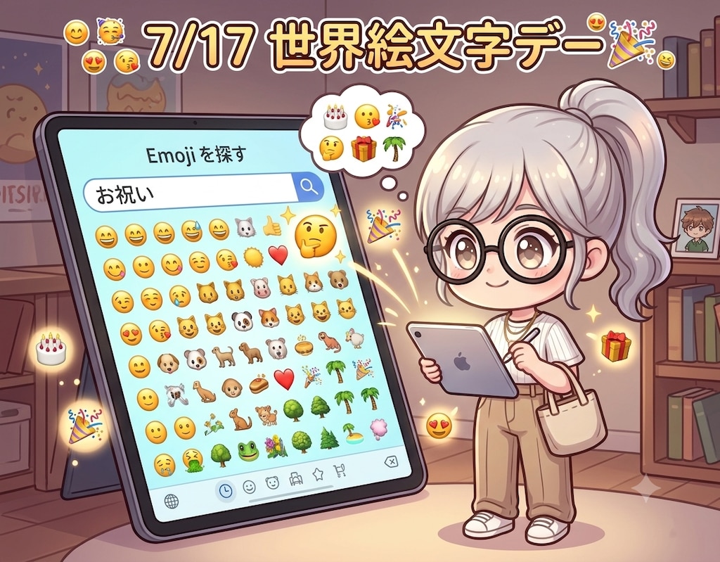 今日は「世界絵文字デー」