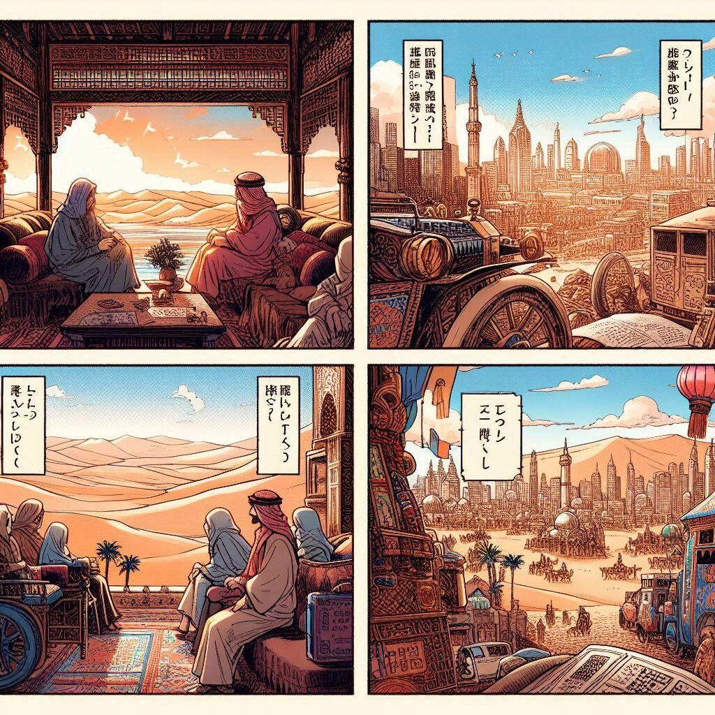 漫画　シルクロード旅行記