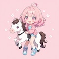 こはるちゃんとおうまちゃん 3枚目