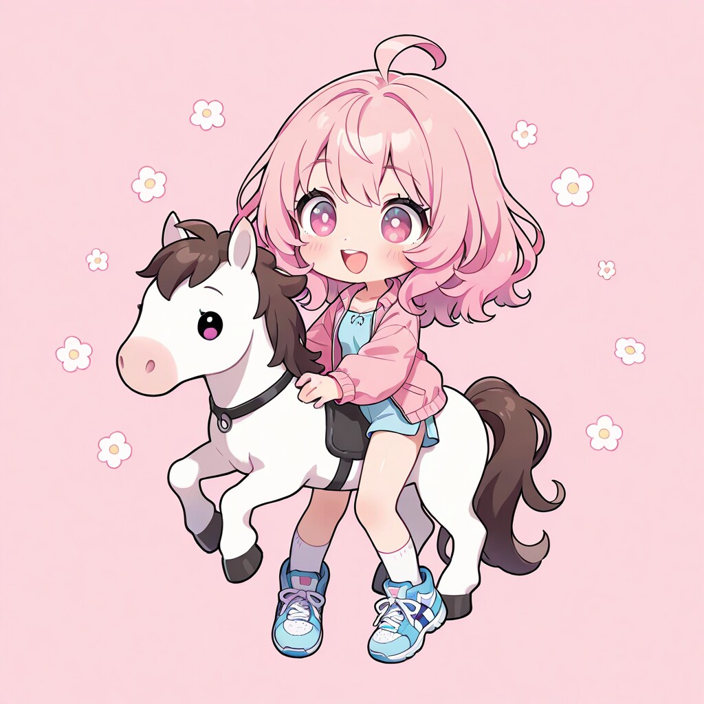 こはるちゃんとおうまちゃん