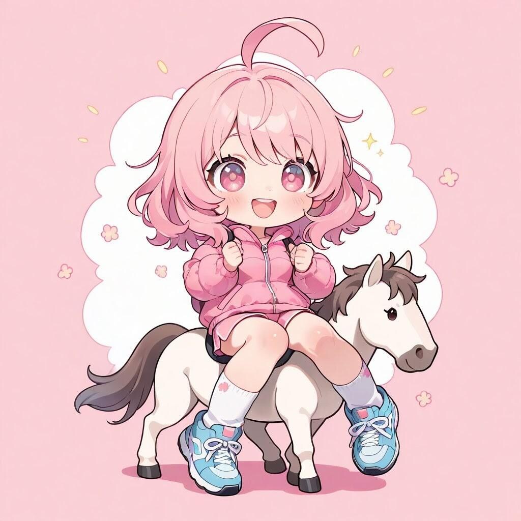 こはるちゃんとおうまちゃん