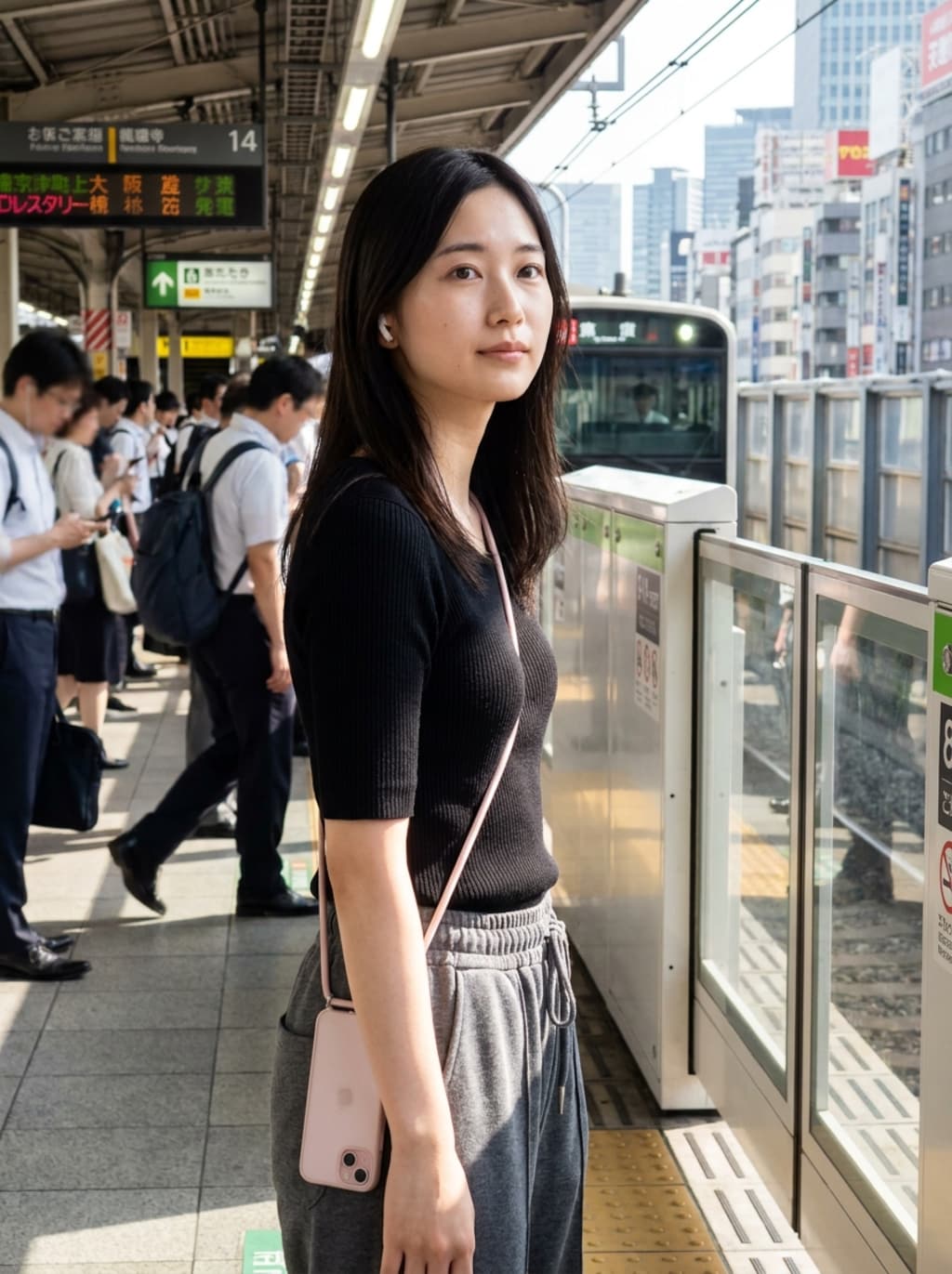 朝見かけた人