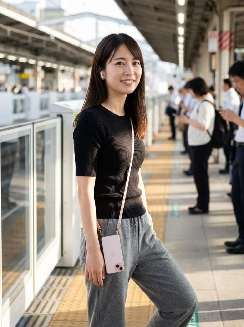 朝見かけた人
