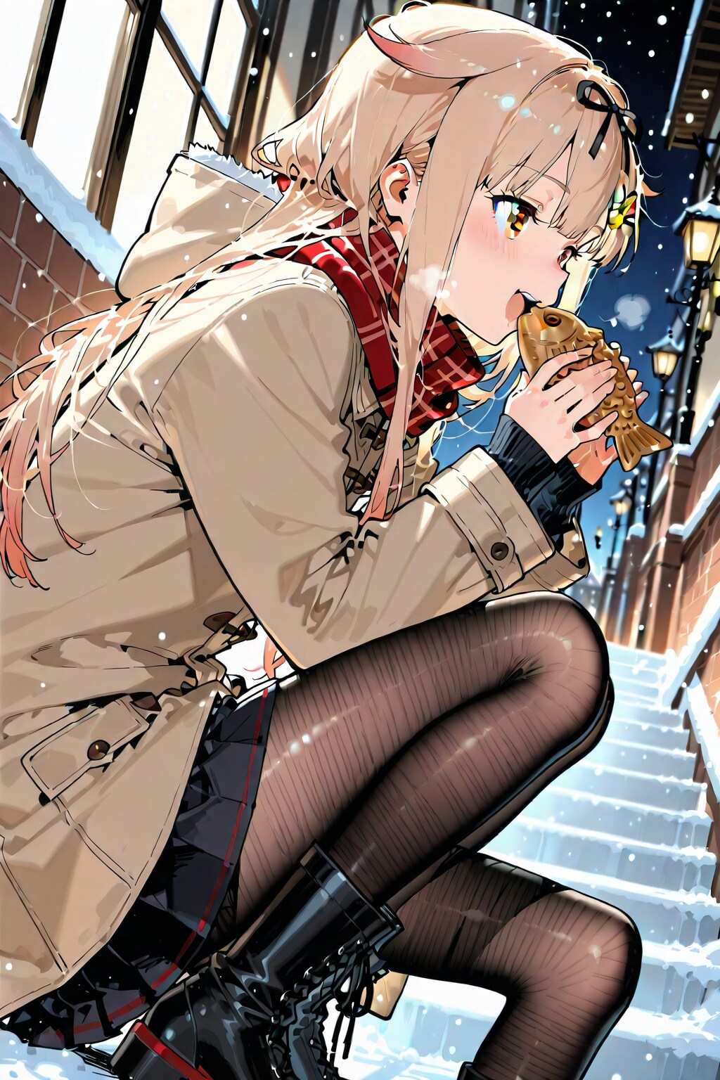 たいやき食べる夕立 | の人気AIイラスト・グラビア