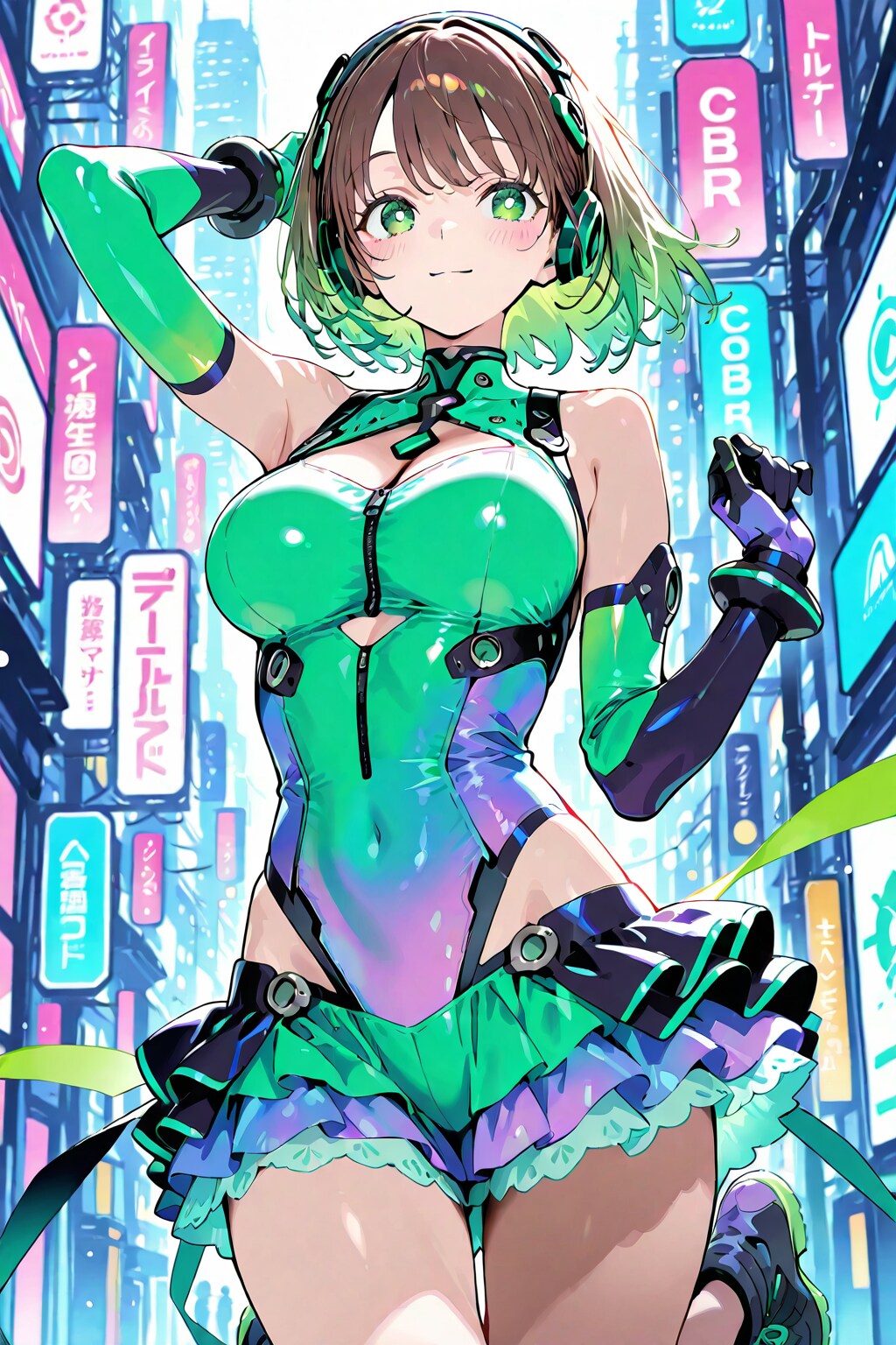 Cyberネオンな琴音ちゃん