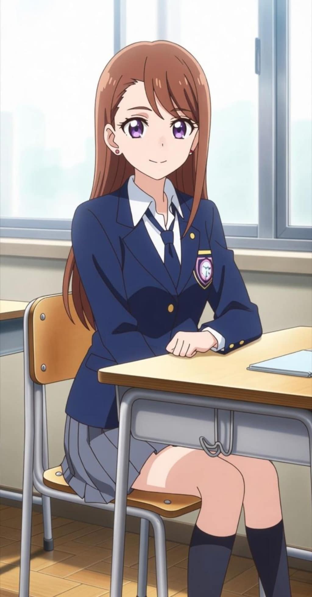 ブレザー姿のあげはさん