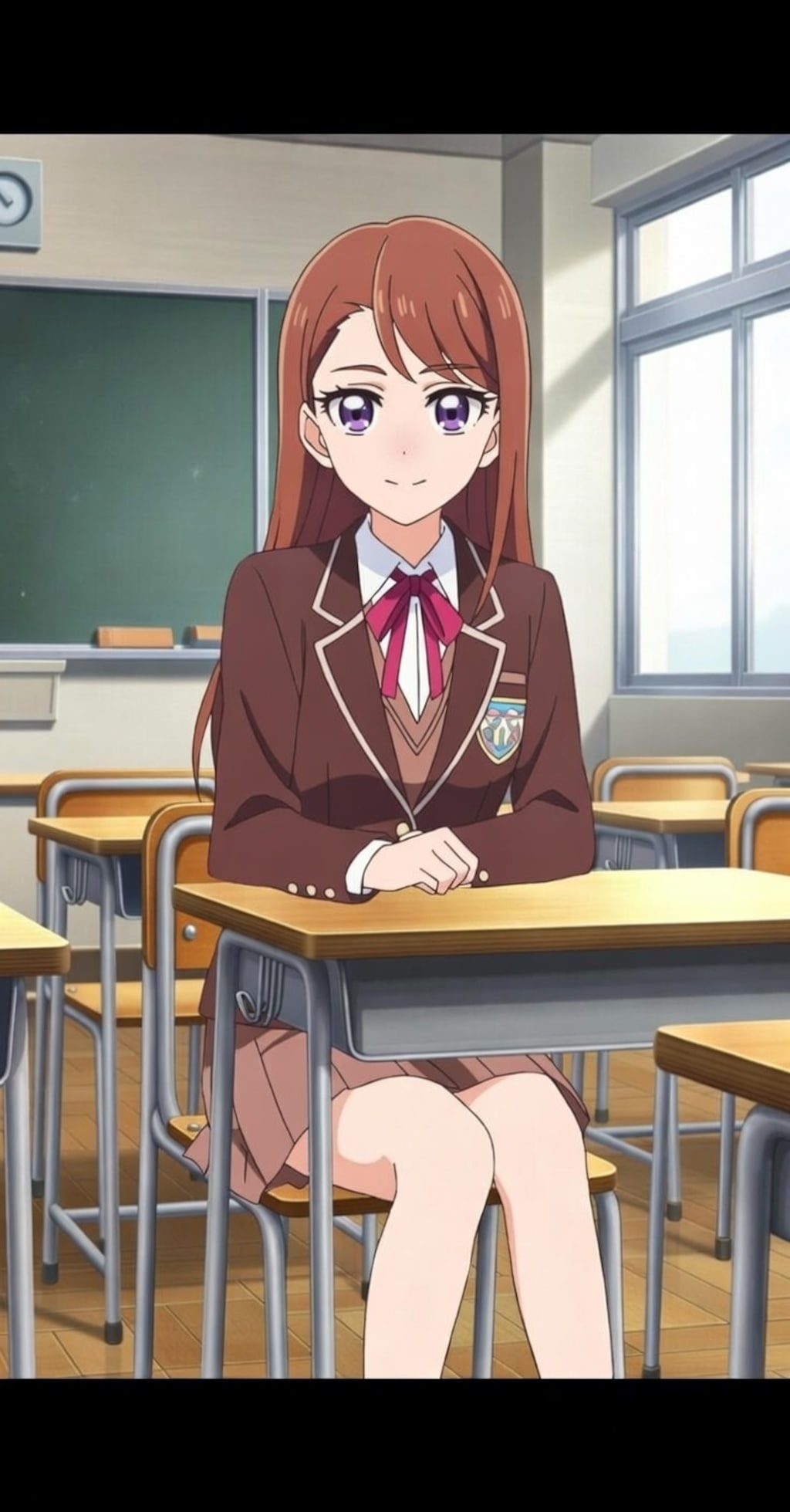 ブレザー姿のあげはさん