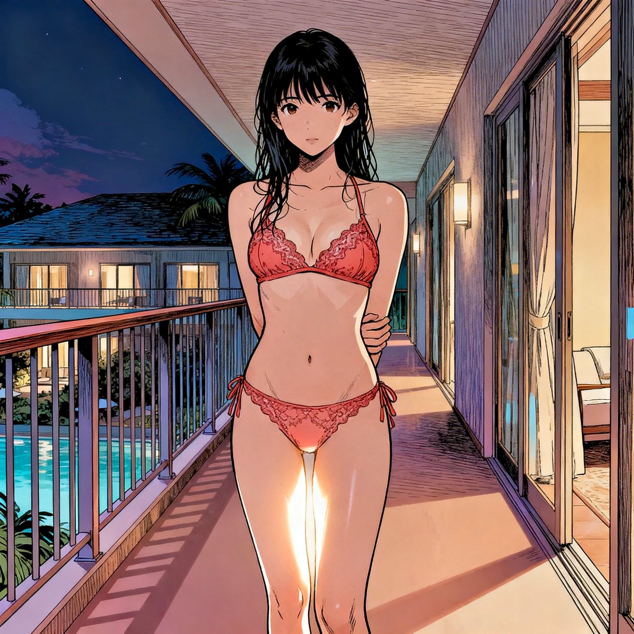 thigh gap at night