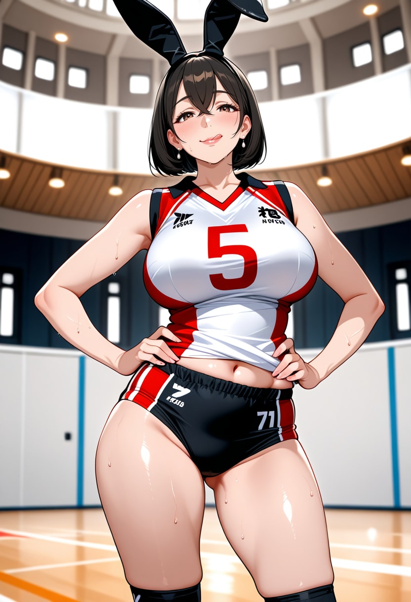 ママさんバレーバニー