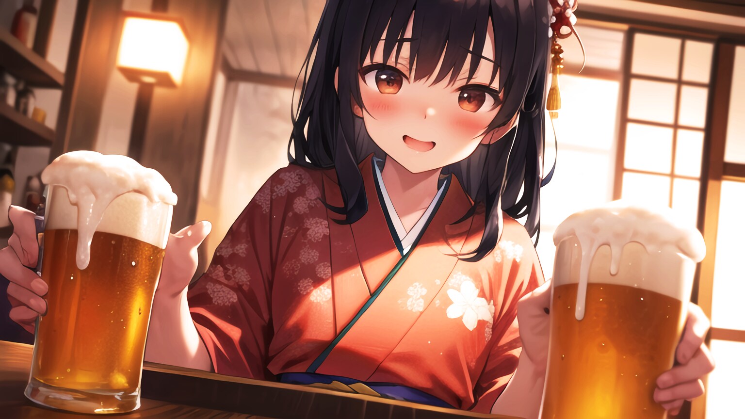 ビールだぁ～～♡
