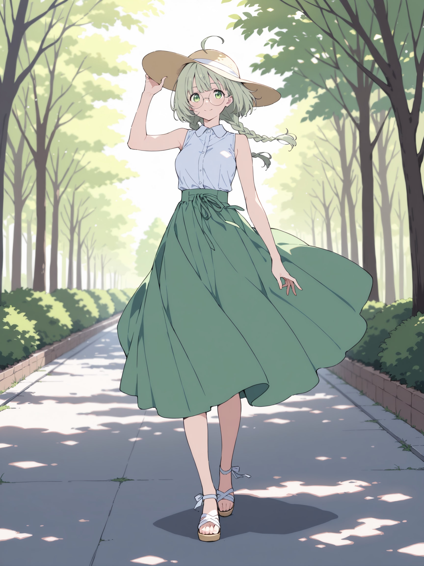 お散歩、香織ちゃん