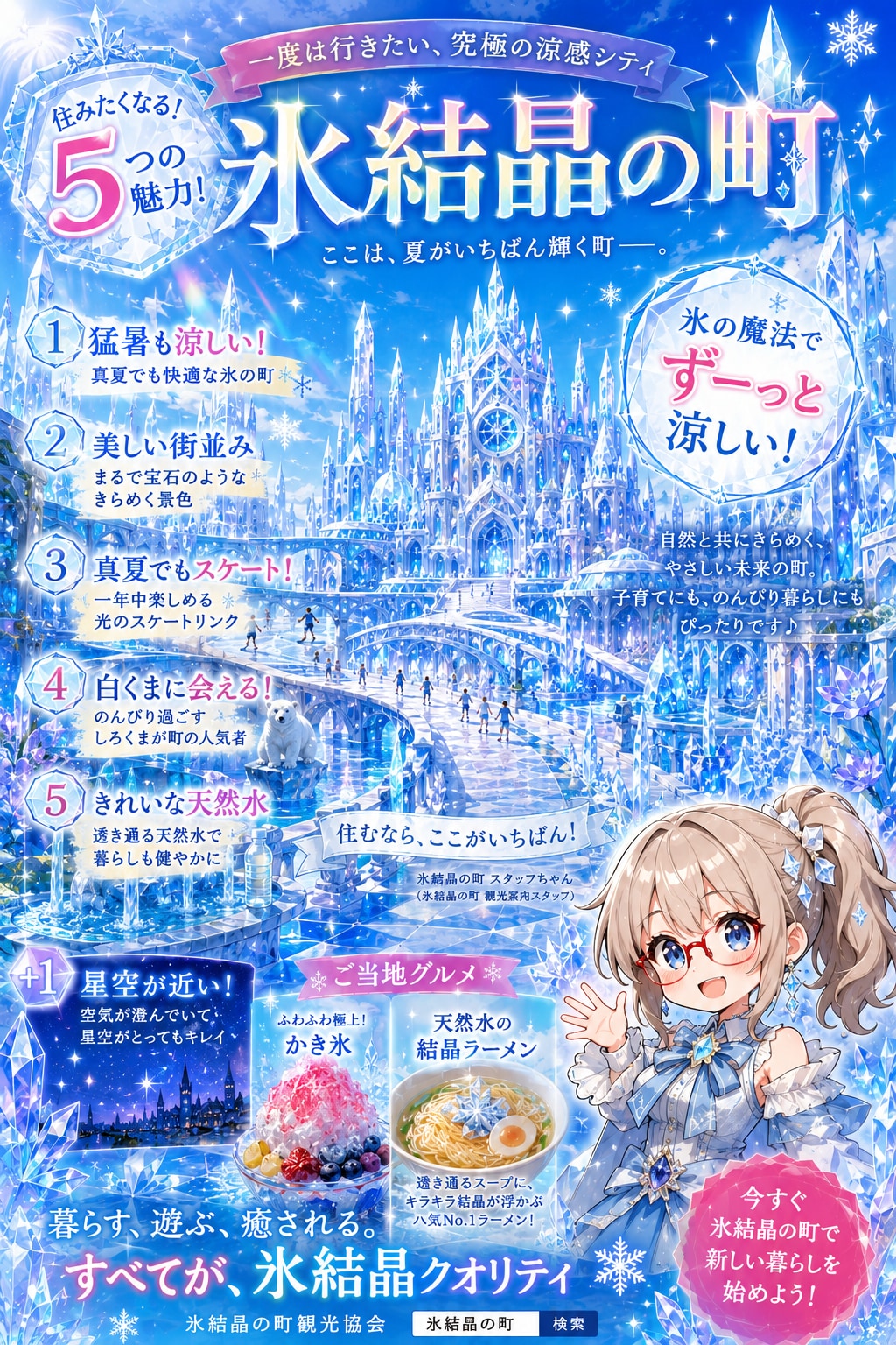 氷結晶の町
