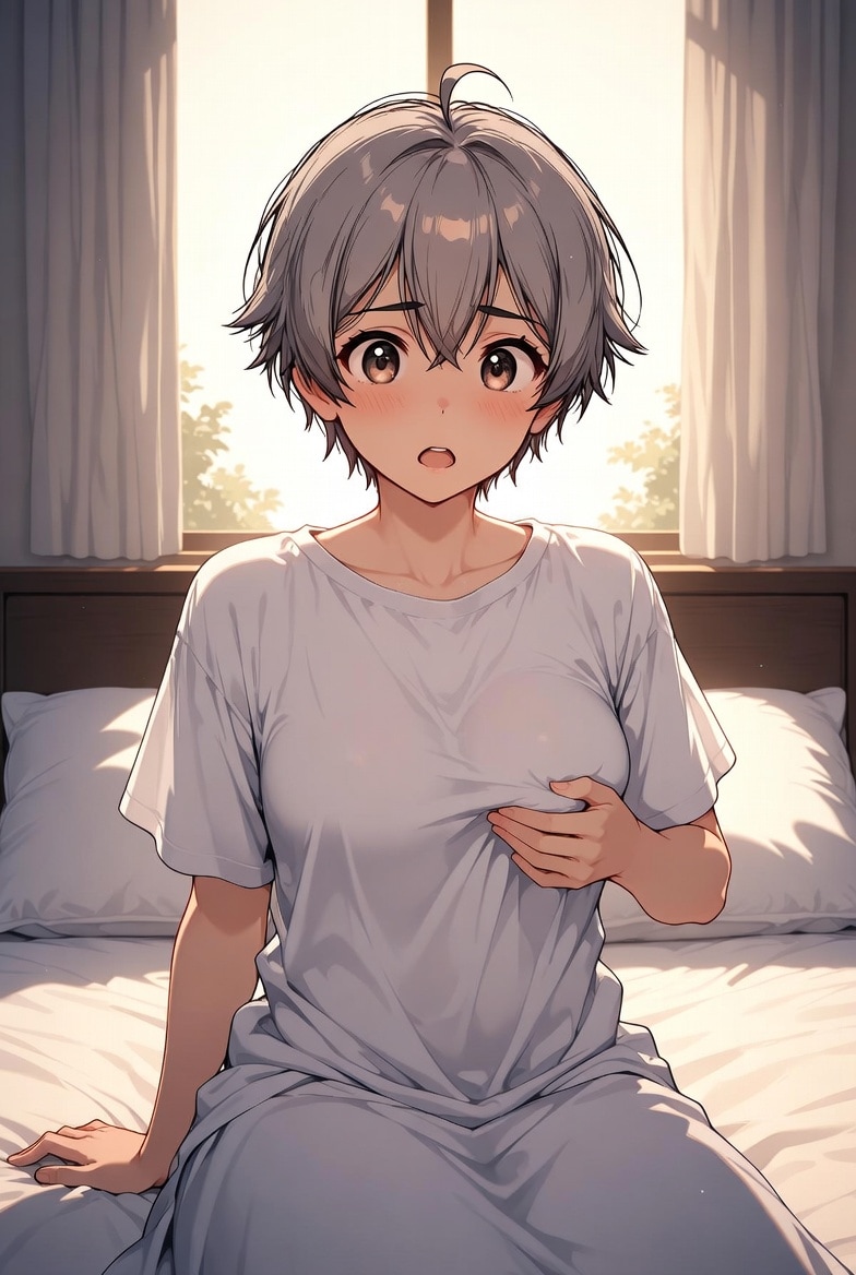 ある日突然　女体化してた