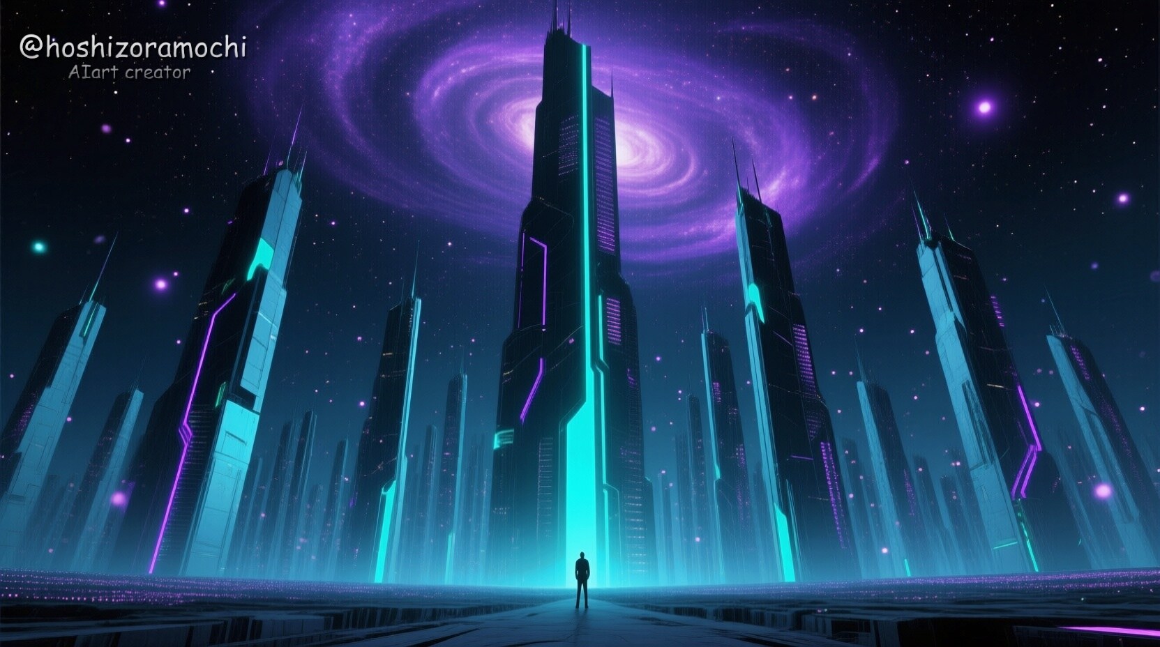 人間は去ったが、星はまだここにいる——🏙️ | の人気AIイラスト・グラビア