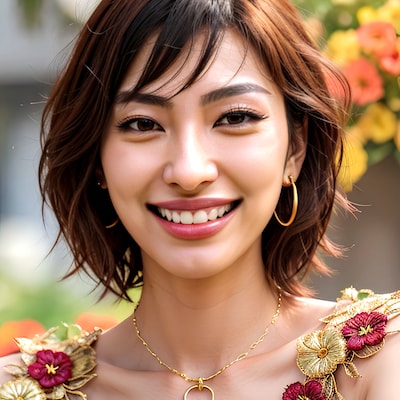 顔アップポートレート