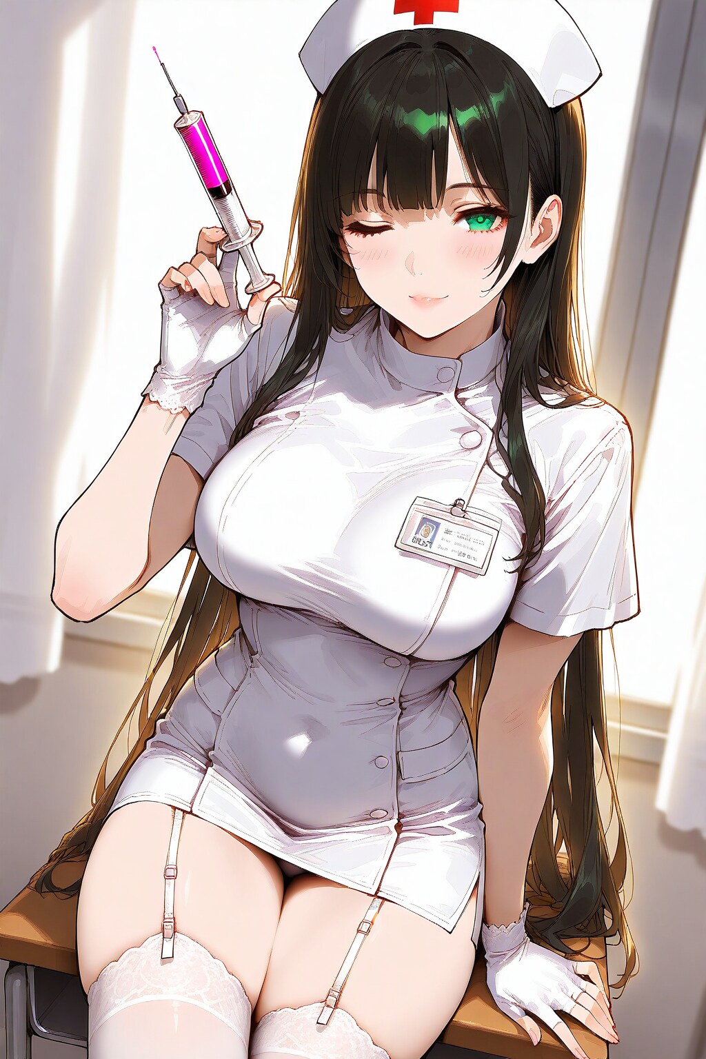 悪い子はお注射しちゃうぞ